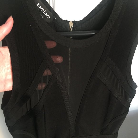 Black Bebe Mini-dress Size Small - Picture 7 of 7